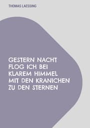 Cover von Gestern Nacht flog ich bei klarem Himmel mit den Kranichen zu den Sternen