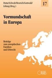 Cover von Vormundschaft in Europa