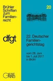 Cover von 22. Deutscher Familiengerichtstag