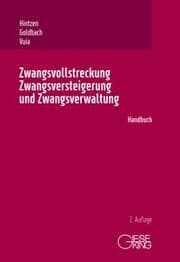 Cover von Zwangsvollstreckung, Zwangsversteigerung und Zwangsverwaltung