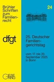 Cover von 25. Deutscher Familiengerichtstag