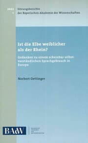 Cover von Ist die Elbe weiblicher als der Rhein?
