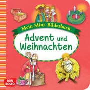 Cover von Advent und Weihnachten. Mini-Bilderbuch