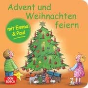Cover von Advent und Weihnachten feiern mit Emma und Paul. Mini-Bilderbuch