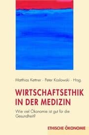 Cover von Wirtschaftsethik in der Medizin