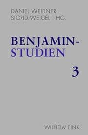 Cover von Benjamin-Studien 3