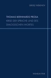 Cover von Thomas Bernhards Prosa