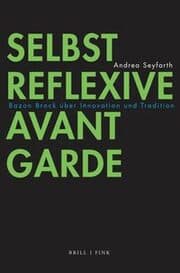 Cover von Selbstreflexive Avantgarde