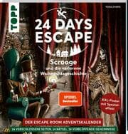 Cover von 24 DAYS ESCAPE - Der Escape Room Adventskalender: Scrooge und die verlorene Weihnachtsgeschichte.