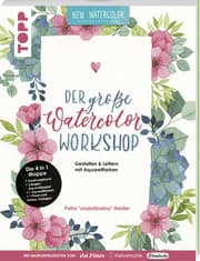 Cover von Der große Watercolor Workshop - Gestalten und Lettern mit Aquarell-Farben by una.kritzolina