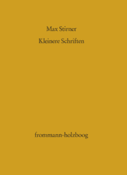 Cover von Max Stirner: Kleinere Schriften