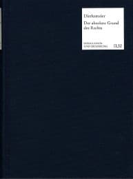 Cover von Der absolute Grund des Rechts