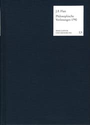 Cover von Philosophische Vorlesungen 1790