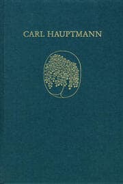 Cover von Carl Hauptmann: Sämtliche Werke / XVII: Briefe III