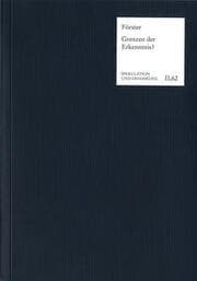Cover von Grenzen der Erkenntnis?