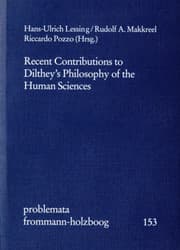 Cover von Recent Contributions to Dilthey's Philosophy of the Human Sciences