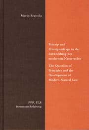 Cover von Prinzip und Prinzipienfrage in der Entwicklung des modernen Naturrechts