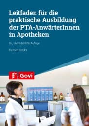 Cover von Leitfaden für die praktische Ausbildung von PTA-AnwärterInnen in Apotheken