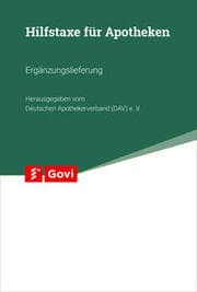 Cover von Hilfstaxe für Apotheken 39. Ergänzungslieferung