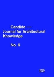 Cover von Candide - Journal for Architectural Knowledge 6