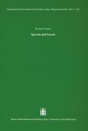 Cover von Sprache und Vorzeit