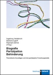Cover von Biografie - Partizipation - Behinderung
