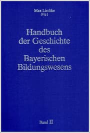 Cover von Handbuch der Geschichte des Bayerischen Bildungswesens