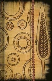 Cover von Premium Notes Small 'AfricanArt - Blatt & Kreise'