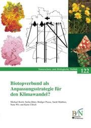 Cover von Biotopverbund als Anpassungsstrategie für den Klimawandel?