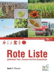 Cover von Rote Liste gefährdeter Tiere, Pflanzen und Pilze Deutschlands 7: Pflanzen