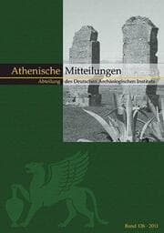 Cover von Mitteilungen des Deutschen Archäologischen Instituts, Athenische Abteilung