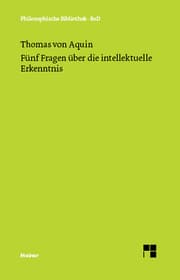 Cover von Fünf Fragen über die intellektuelle Erkenntnis