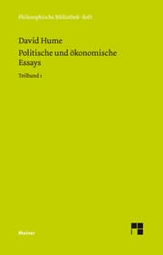 Cover von Politische und ökonomische Essays / Politische und ökonomische Essays