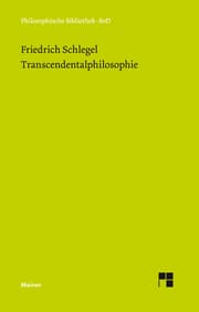 Cover von Transcendentalphilosophie