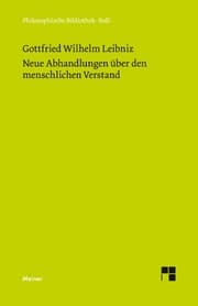 Cover von Philosophische Werke / Neue Abhandlungen über den menschlichen Verstand