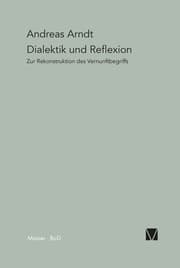 Cover von Dialektik und Reflexion