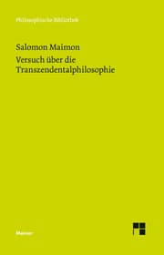 Cover von Versuch über die Transzendentalphilosophie