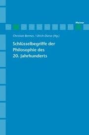 Cover von Schlüsselbegriffe der Philosophie des 20. Jahrhunderts