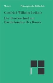 Cover von Der Briefwechsel mit Bartholomäus Des Bosses