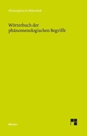 Cover von Wörterbuch der phänomenologischen Begriffe