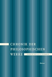Cover von Chronik der philosophischen Werke