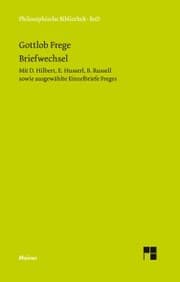 Cover von Gottlob Freges Briefwechsel
