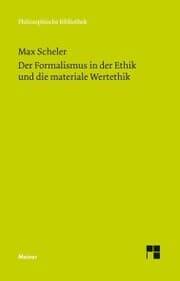 Cover von Der Formalismus in der Ethik und die materiale Wertethik