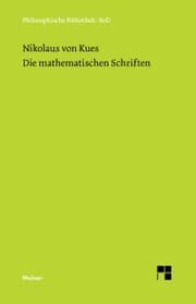 Cover von Die mathematischen Schriften