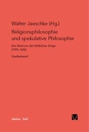 Cover von Religionsphilosophie und spekulative Theologie