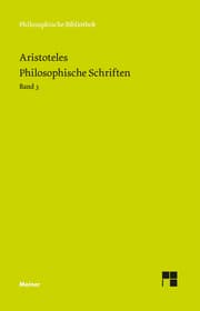 Cover von Philosophische Schriften 3