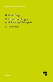 Cover von Schriften zur Logik und Sprachphilosophie