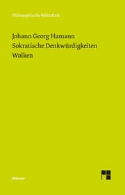 Cover von Sokratische Denkwürdigkeiten. Wolken