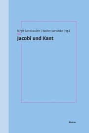 Cover von Jacobi und Kant