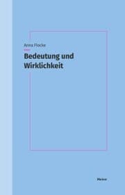 Cover von Bedeutung und Wirklichkeit
